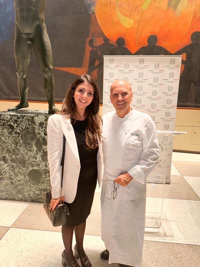 DE CECCO E HEINZ BECK AMBASCIATORI ALL’ONU DELLA CUCINA ITALIANA