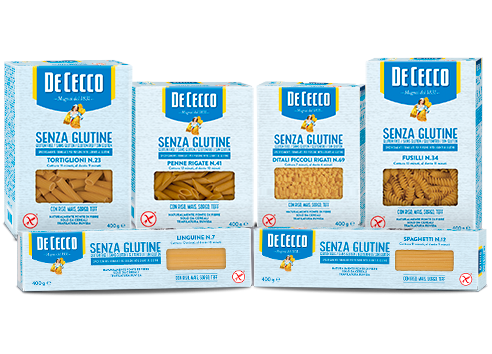 GLUTENFREIE PASTA: DIE KOMPLETTLINIE
