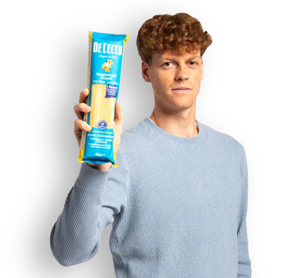 Pasta ufficiale di Sinner